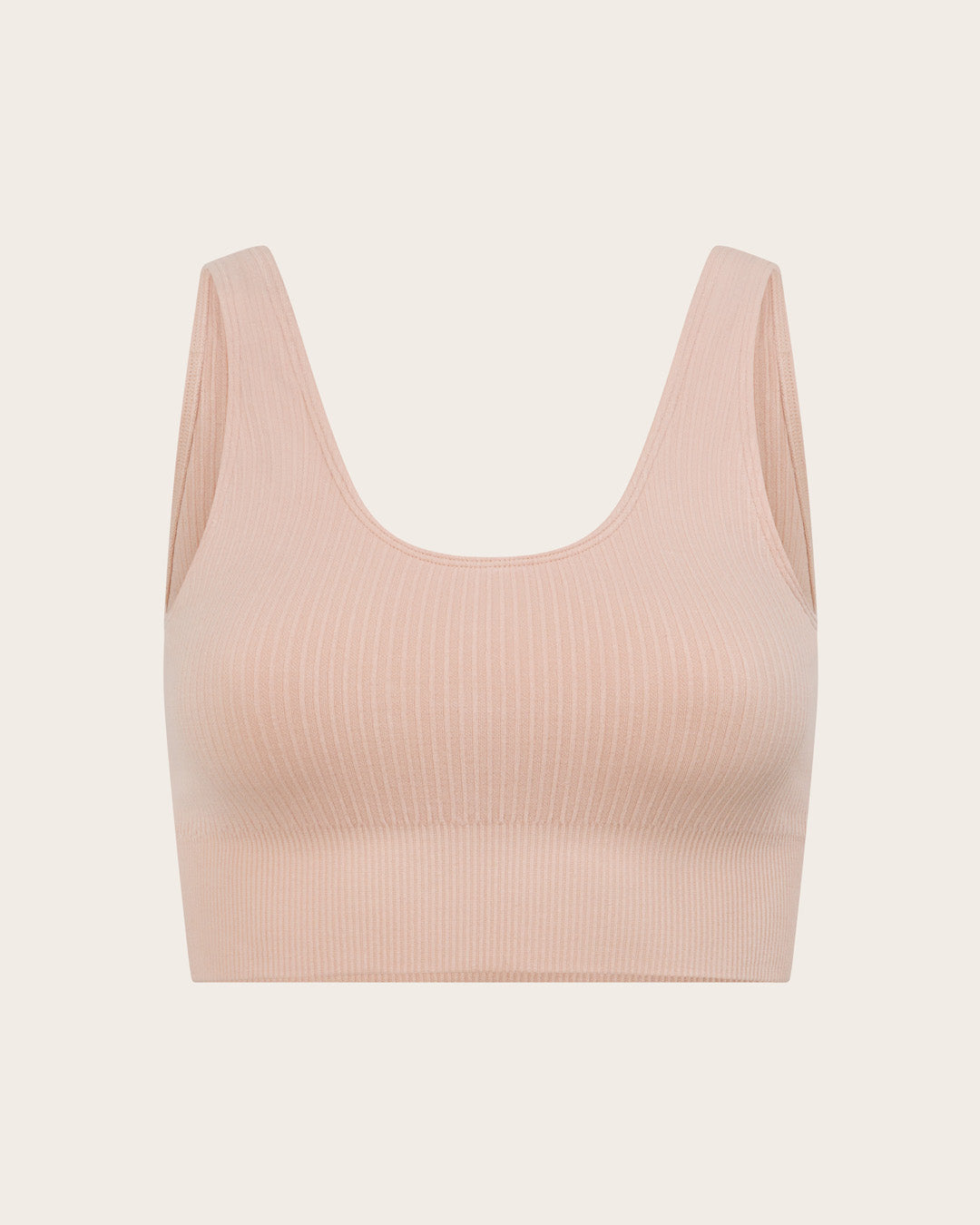 Ribbed Seamfree Crop - Shell