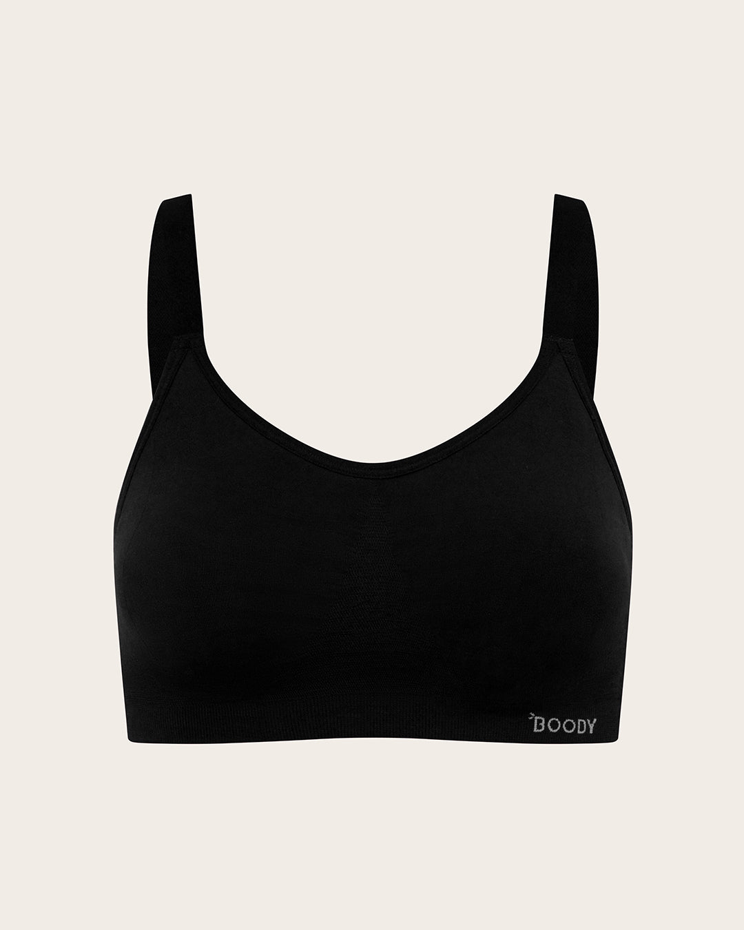 Full Bust Wireless Bra - Black