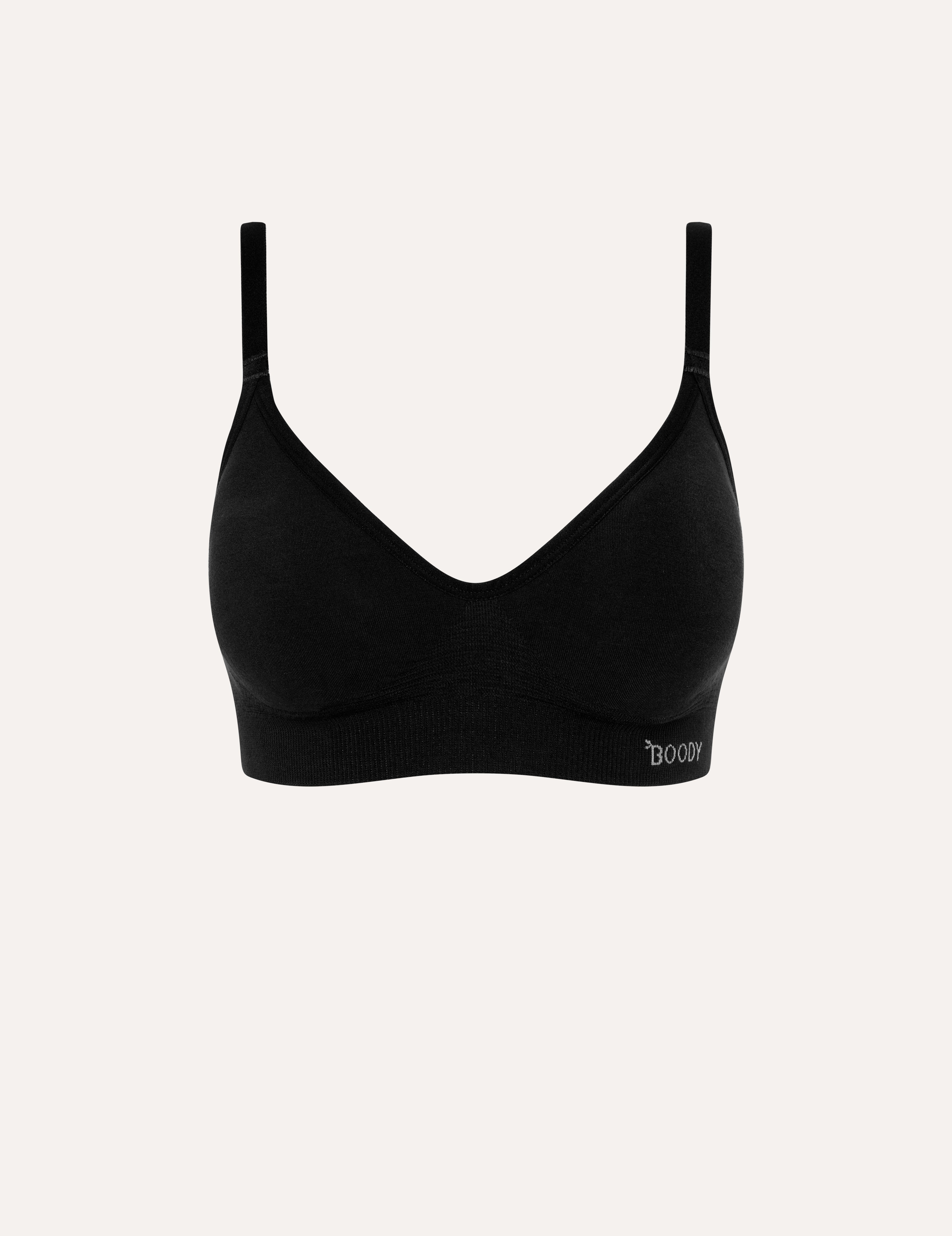 Wireless T-Shirt Bra - Black