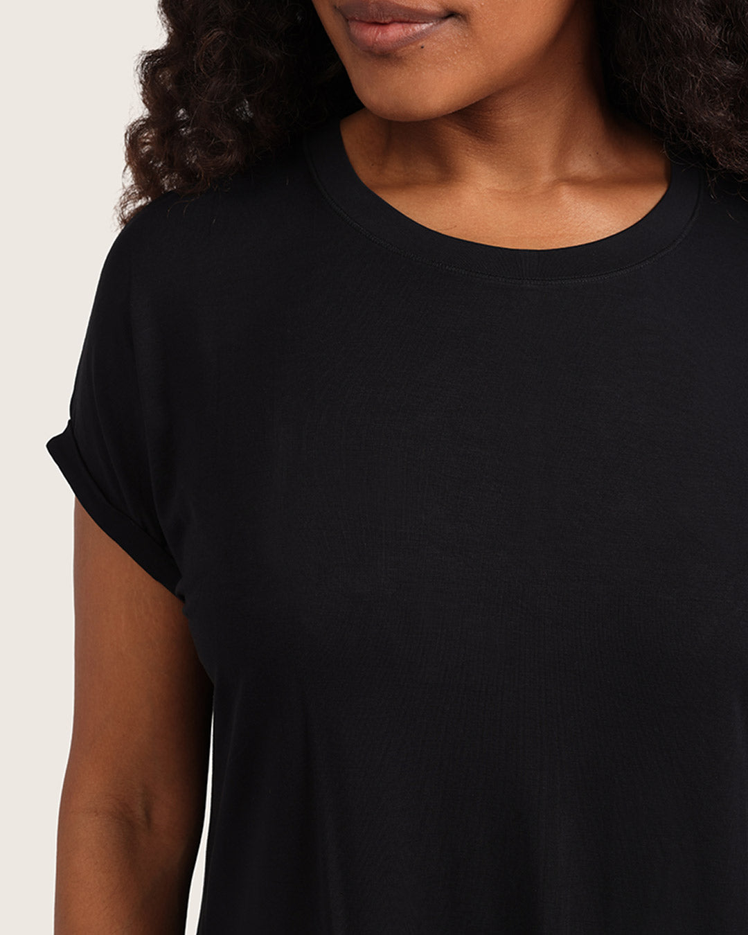 Downtime Lounge Top - Black
