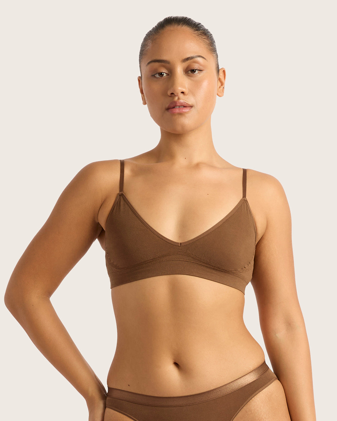 LYOLYTE Triangle Bralette - Clove