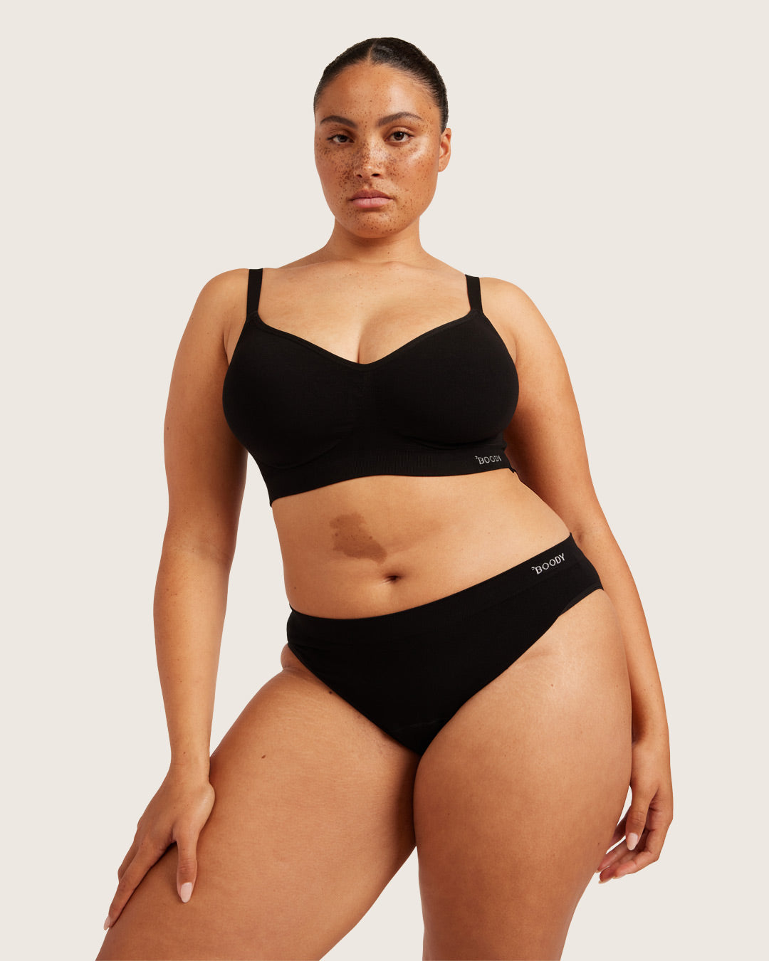 Period & Leak Proof - Classic Bikini - Light - Moderate - Black