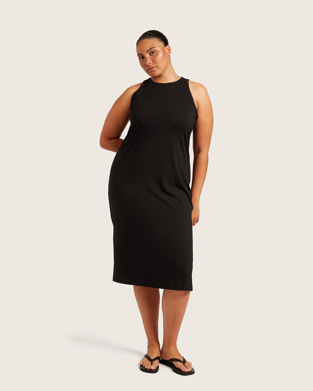 Racerback Dress - Black