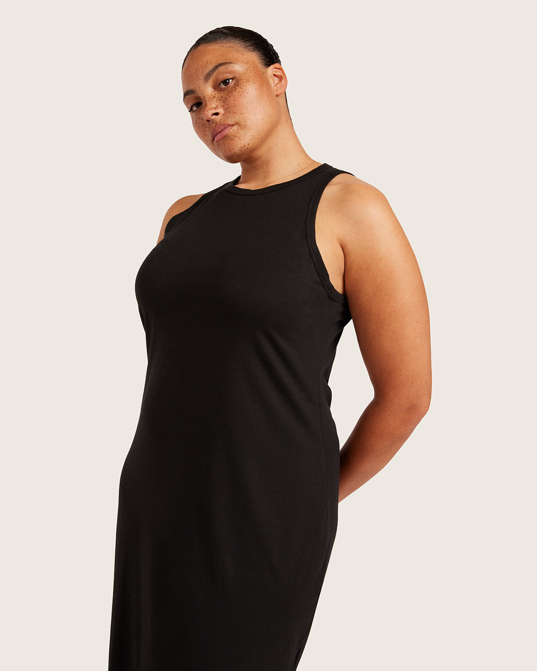 Racerback Dress - Black