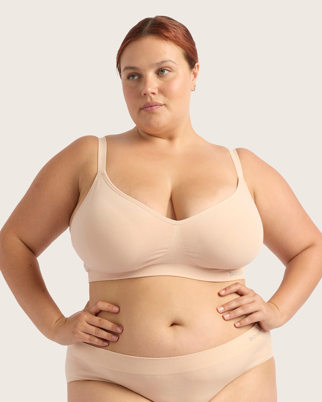 Wireless Full Bust T-Shirt Bra - Shell