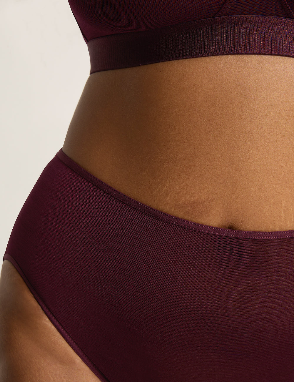 FreeMesh High-Cut Full Briefs - Fig