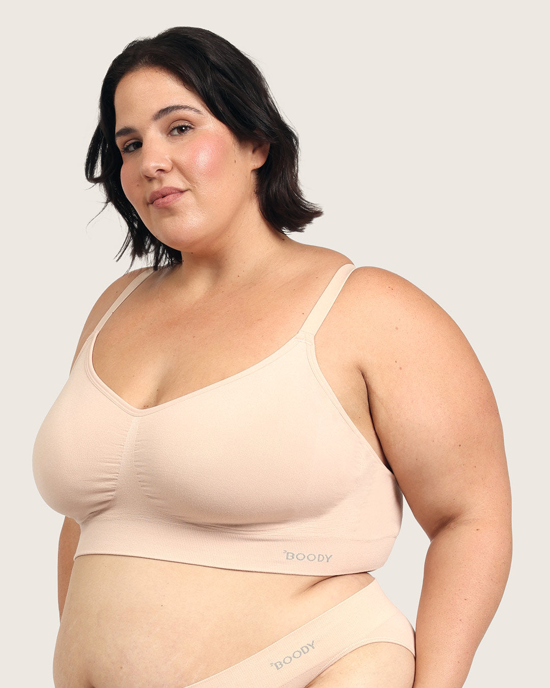 Wireless Full Bust T-Shirt Bra - Shell