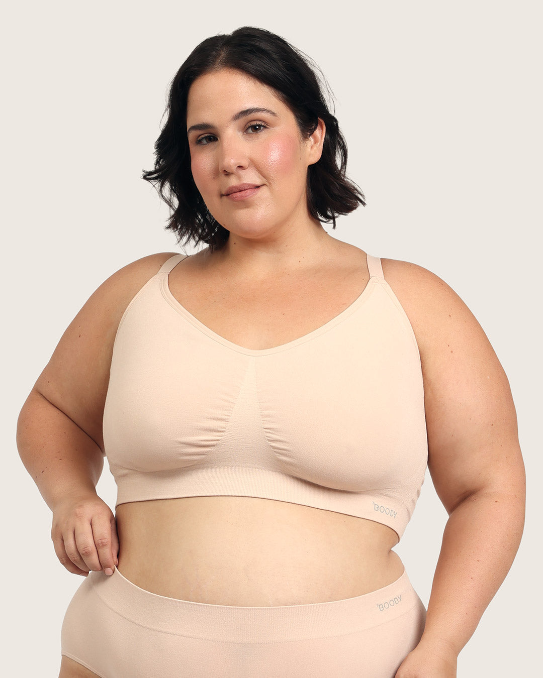Full Bust Wireless Bra - Shell
