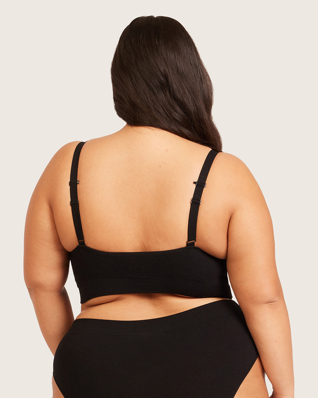 Wireless Full Bust T-Shirt Bra - Black