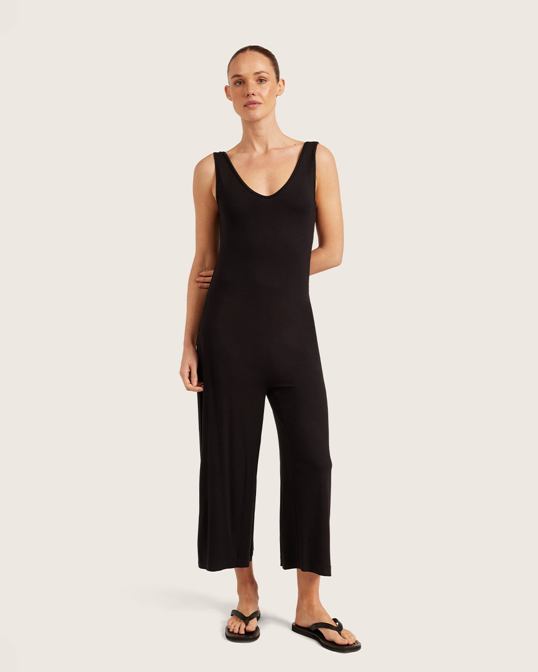 Long Jumpsuit - Black
