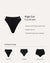 High Cut Full Briefs - Black