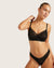 FreeMesh Full Bust Wireless Bra - Black