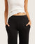 Downtime Wide Leg Lounge Pants - Black