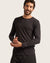 Men's Long Sleeve Crew Neck T-Shirt - Black