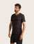 Men's V-Neck T-Shirt - Black