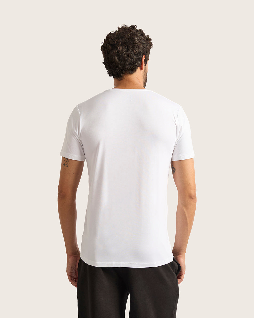 Men's V-Neck T-Shirt - White