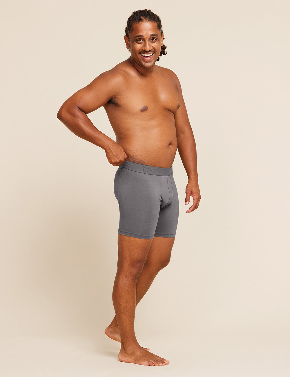 Men's Everyday Mid-Length Boxer Briefs - Ash