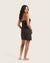 Goodnight Slip Sleep Dress - Black