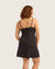 Goodnight Slip Sleep Dress - Black