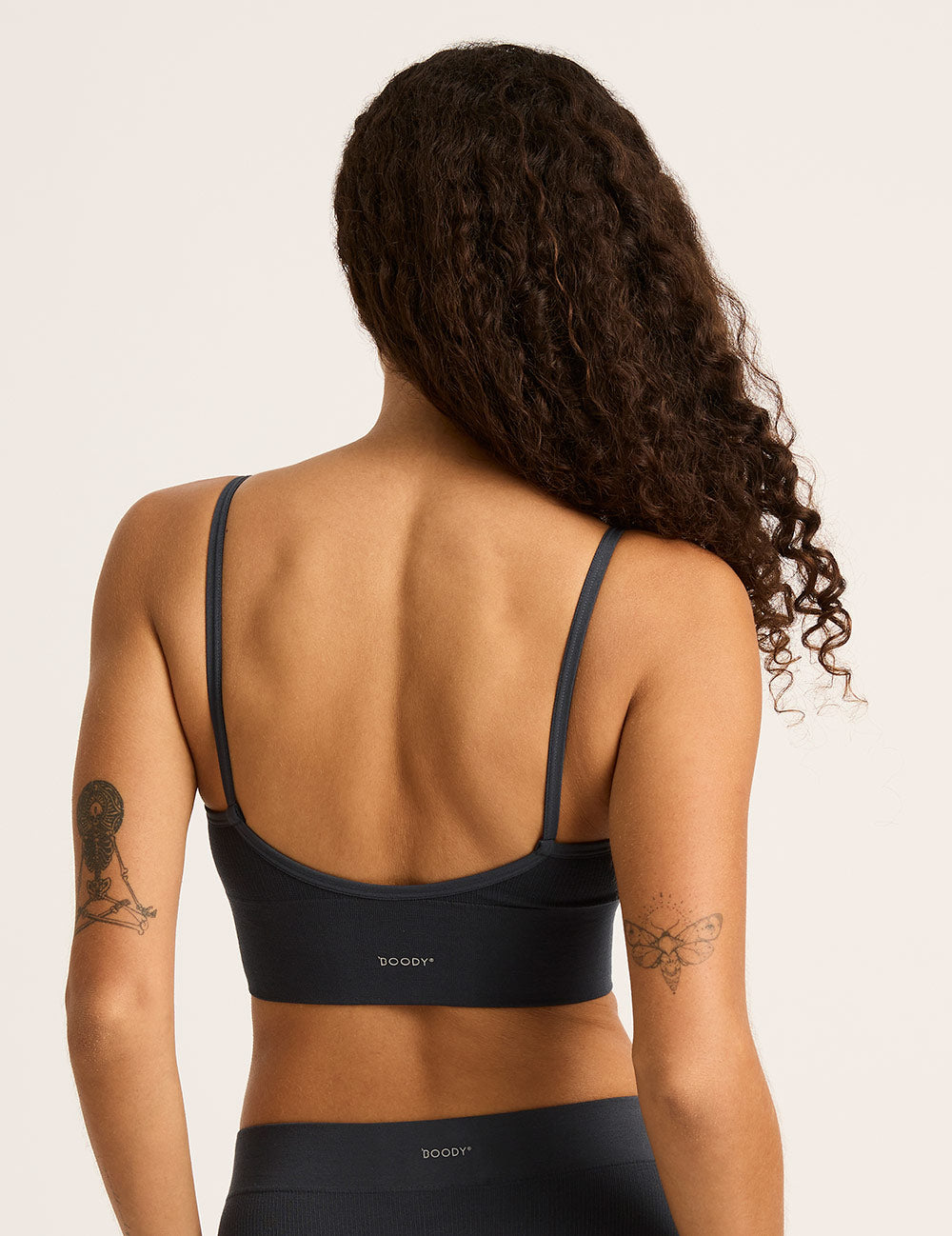LYOLYTE Ribbed Low Back Bra - Storm