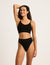 LYOLYTE Ribbed High Leg Brief - Black