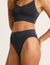 LYOLYTE Ribbed High Leg Brief - Storm
