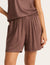 Vegan Silk Short - Garnet
