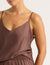 Vegan Silk Cami - Garnet