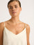 Vegan Silk Cami - Pearl