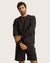 Bamboo CloudKnit Men's Crew Neck Sweater - Black