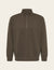 Men's Quarter Zip Sweater - Oyster