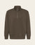 Men's Quarter Zip Sweater - Oyster