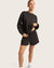 Bamboo CloudKnit Women's Crew Neck Sweater - Black