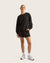Bamboo CloudKnit Women's Crew Neck Sweater - Black