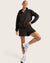 Bamboo CloudKnit Women's Quarter Zip Sweater - Black