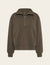 Women's Quarter Zip Sweater - Oyster