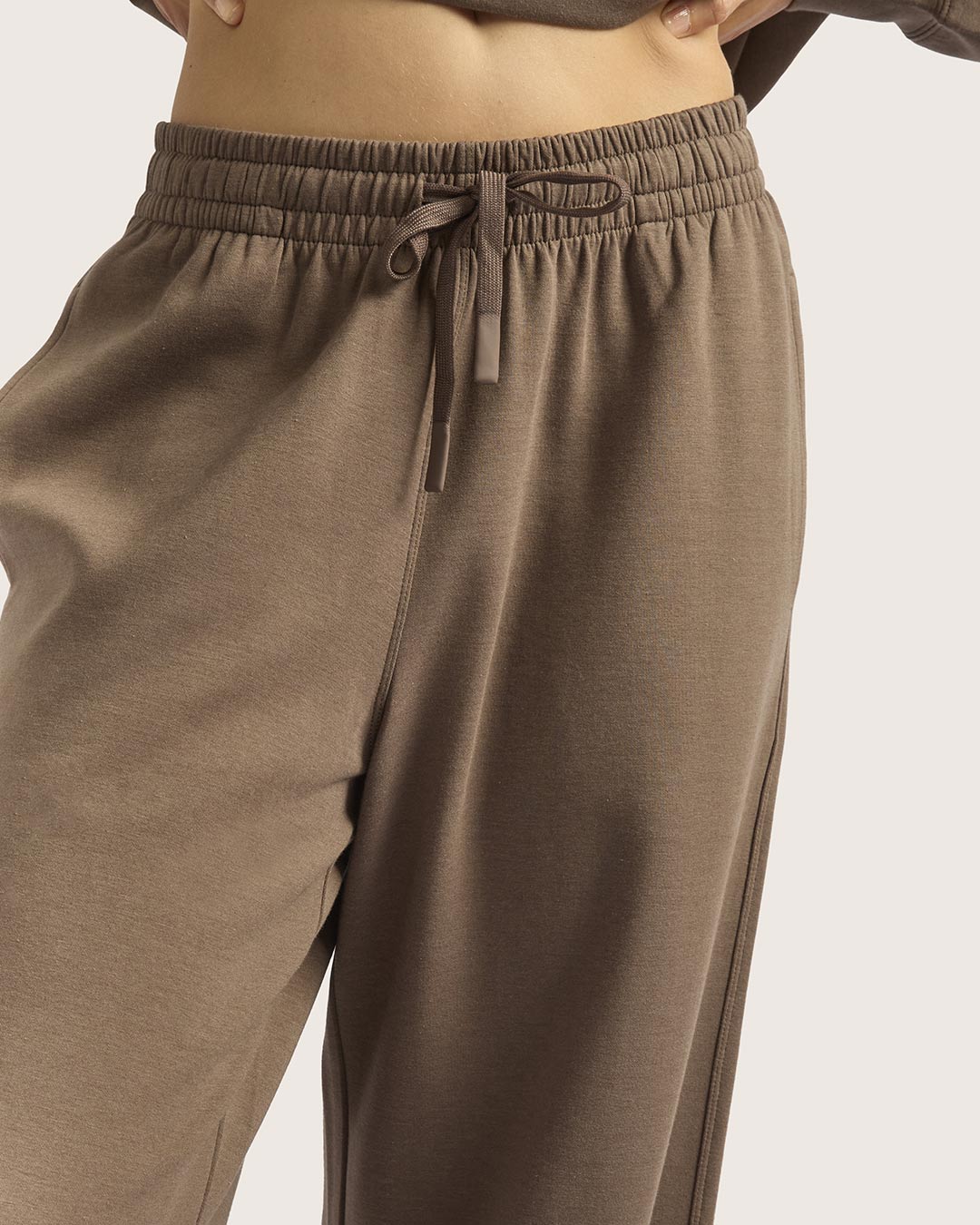 Bamboo CloudKnit Women's Straight Leg Sweat Pants - Oyster