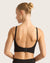Wireless Low Back Bra - Black