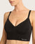 Wireless Low Back Bra - Black