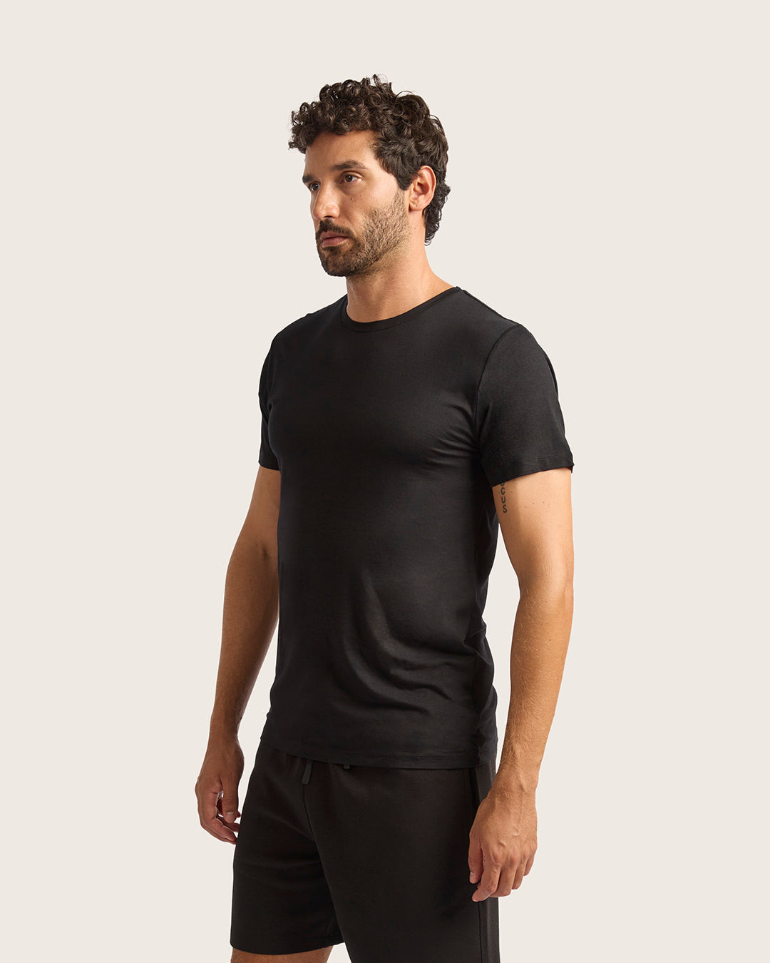 Men's Crew Neck T-Shirt - Black