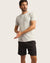 Men's Crew Neck T-Shirt - Light Grey Marl