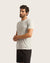 Men's Crew Neck T-Shirt - Light Grey Marl