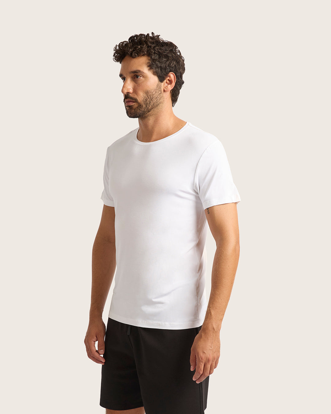 Men's Crew Neck T-Shirt - White