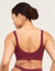 Seamfree Padded Crop Bra - Plum