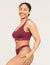 Seamfree Padded Crop Bra - Plum