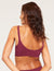 Seamfree Padded Crop Bra - Plum