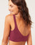 Seamfree Padded Crop Bra - Plum