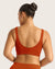 Padded Shaper Crop Bra - Terracotta