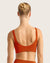 Padded Shaper Crop Bra - Terracotta