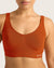 Padded Shaper Crop Bra - Terracotta